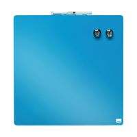 nobo pizarra magnetica 36 x 36 cm azul