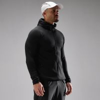 sudadera con capucha ultra gridded de entrenamiento para hombre de mp - negro - xs