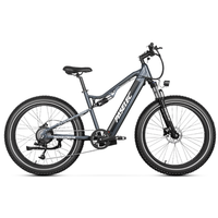 bicicleta electrica paselec tx19 plus fat bike de 26 48 v 192 ah 9 velocidades gris