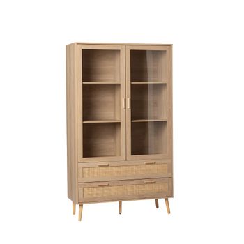 Vitrina efecto madera natural 100 cm x 170 cm