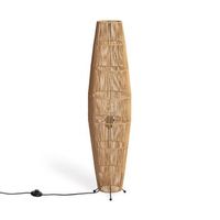lampara de pie papel trenzado mahali natural