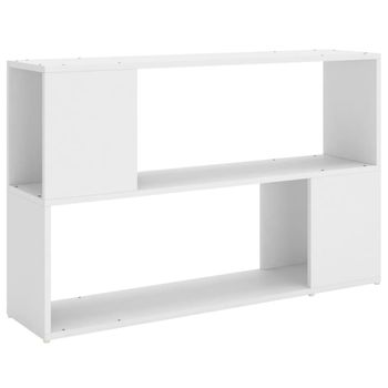 Estantería estantería  librería madera blanco 100x24x63 cm