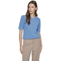 vila jersey noos dalo knit - blissful blue para mujer