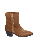botines camperos de tacon eva paris 27963 marrones para mujer 40