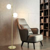 nettlife lampara de pie moderna para sala de estar - lampara de pie de diseno dorado lampara de pie con casquillo e27 -166 cm rsin fuenter