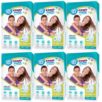 Id Expert Protect Comfy Junior Pants 8-15 Años 6x14 uds
