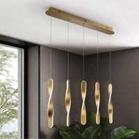 lampara colgante led twist 5x10w