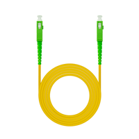 nanocable cable fibra scapc lszh amarillo 15m
