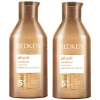 duo de acondicionadores all soft de redken 2 x 250 ml