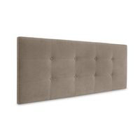 cabecero de tela aqualine capitone 135x60cm camas 120135 - tierra