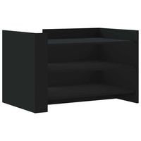 mesa de centro 50x80x50 cm madera - negro