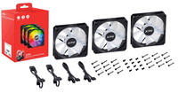 ventilador xpg vento r  120mm  argb  pack 3  negro
