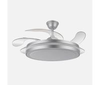 ventilador de techo metal color plata serie esparta 58cm