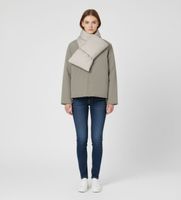 ecoalf para mujer mcwgajkgeres0406w25-357 chaqueta doble geres beige xs casual poliamida sostenible