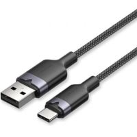 cable usb 20 tipo-c a usb-a vention ctnbf 1m 60w 480mbps negro