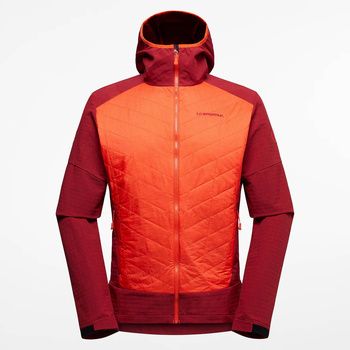 La Sportiva Polar Kap Hybrid Hoody M L73 322320 Cherry Tomato/Sangria para hombre