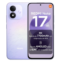 telefono inteligente redmi note 17 5g bateria de 7700 mah carga de 45 w pantalla amoled fhd de 699 con tecnologia eye-care snapdragon 4 gen 4 ip65 telefono xiaomi - version para la ue