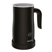 krups espumador de leche negro