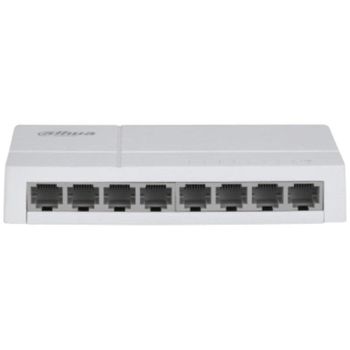 Switch Dahua DH-SF1008 Fast Ethernet 8 Puertos PoE No Gestionable Escritorio