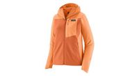 forro polar patagonia r1 crossstrata hoody naranja mujer