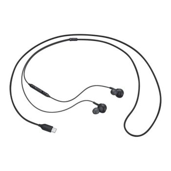 Auriculares Samsung EO-IC100B con cable USB-C para llamadas y música negros