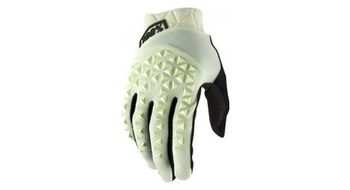 Par de guantes 100  geomatic amarillo   blanco