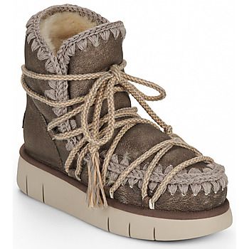 Mou Botines BOUNCE BOOT SCOUBIDOU LACE SPECIAL LEATHER para mujer