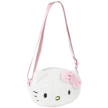 Hello Kitty Bandolera Mochila Casual Iridiscente Con Bolsillo Kuromi Azul para niña