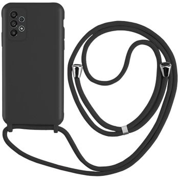 Cool Funda Cordón Liso Negro para Samsung Galaxy A33 5G A336