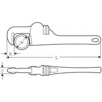 llave aluminio super ego 24
