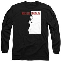 bruce lee camiseta manga larga badass para mujer
