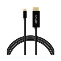 cable usb-c savio cl-190 1 m hdmi 4k fhd 120hz plug and play