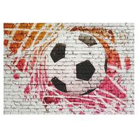 papel pintado 3d - street football 150x105 cm
