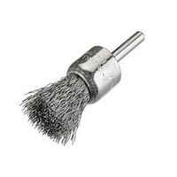 cepillo pincel acero latonado de alambre ondulado con vastago de 6 mm y filamento de o 040 mm 12x50 osborn 9808509081