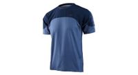 maillot de manga corta azul drift de troy lee designs