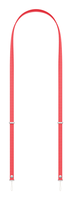 crossbody strap bright guava
