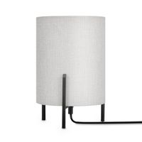 lampara de mesa carla gris oscuro