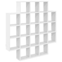 estante de pared blanco 100 x 13 x 100 cm madera de ingenieria vidaxl