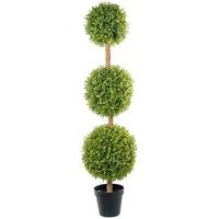 planta artificial arbol del di nero-3 bolas 165cm