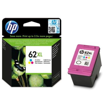 HP 62XL Original High Capacity Colour Ink Cartridge (C2P07AE)