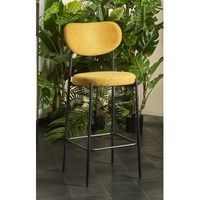 taburete bar maui mostaza 45x47x110 cms