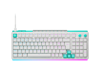 Teclado gaming - Logitech G G512 X 75, Cable, Dual Swap, Mecánico/Analógico TMR intercambiable, Tasa de sondeo 8K, RGB, Personalizable, PC-Mac, Blanco