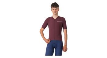 Maillot castelli premio evo burdeos de manga corta