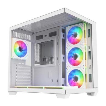 Carcasa FSP M341-WA Midi Tower ARGB Blanca