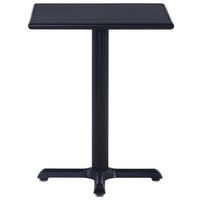mesa de jardinrmesa para exterioresrmesa de patio negra 60x60x75 cm