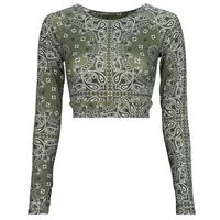 arizona love camiseta manga larga the cropped top yoga para mujer