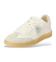 blauer para mujer s6aurora01 zapatillas aurora 01 blanco 38 piel plano ante cordones casual