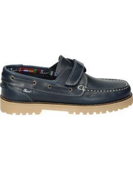 Zapatos Náuticos Cardoso Azul Marino Para Niño 34