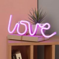 luz neon led love
