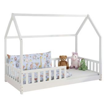 Cabaña Iluminada Bosco 90 X 190 Cm Blanca Casa Melamina Bosco Atmosphera 195 - Blanco